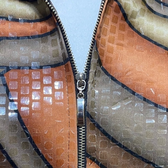 EXCLUSIVELY Misook Abstract Paillette Sequin Full Zip Jacket Shiny Women Size S - Picture 5 of 7